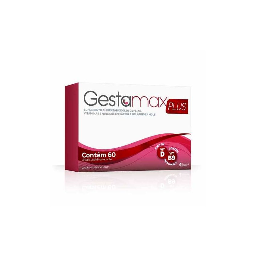 GESTAMAX PLUS COM 60 CÁPSULAS 