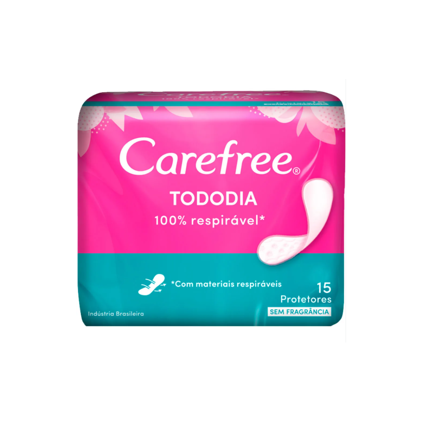 PROTETOR DIARIO CAREFREE TODO DIA COM 15 UNIDADES
