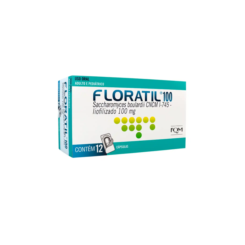 FLORATIL 100MG BLISTER COM 12 CAPSULAS