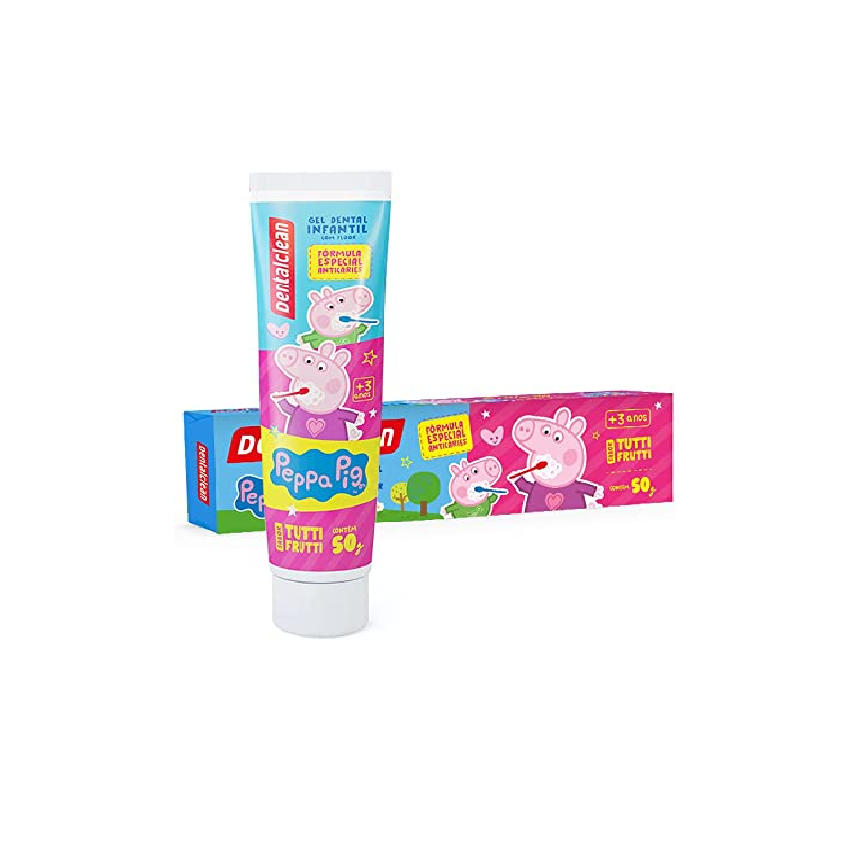 CREME DENTAL DENTALCLEAN TUTTI FRUTTI PEPPA PIG 50G