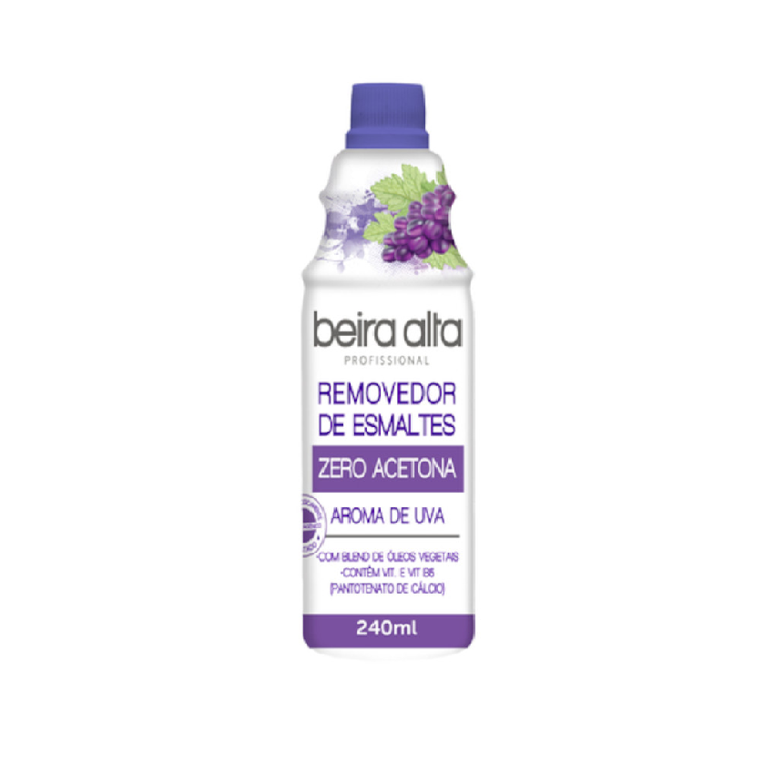 REMOVEDOR DE ESMALTES ZERO ACETONA 240ML