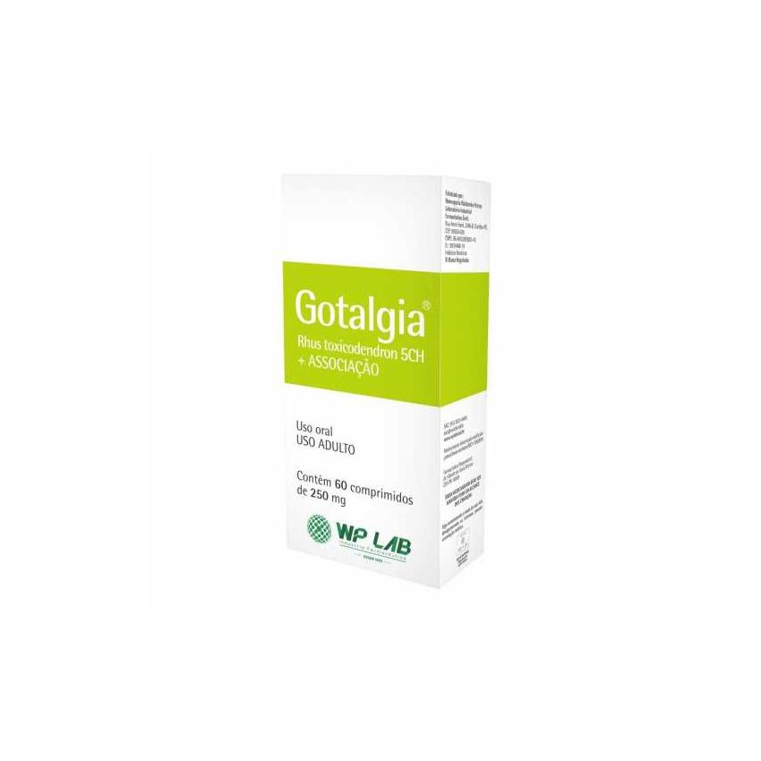 GOTALGIA 250MG COM 60 COMPRIMIDOS