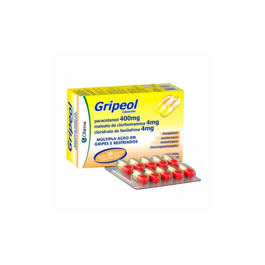 GRIPEOL COM 20 COMPRIMIDOS CIFARMA