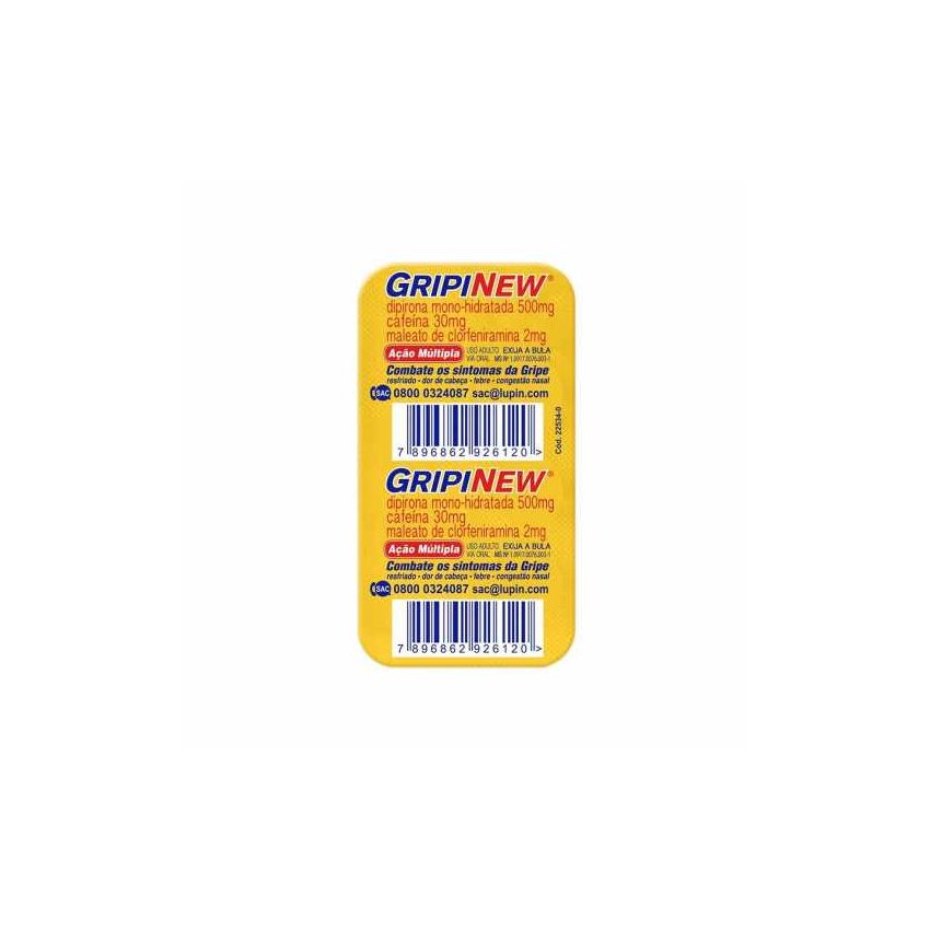 GRIPINEW COM 6 COMPRIMIDOS-MEDQUIMICA-