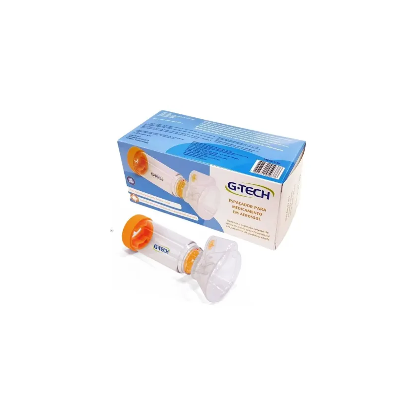 ESPAÇADOR PARA MEDICAMENTO EM AERO TAMANHO INFANTIL G-TECH
