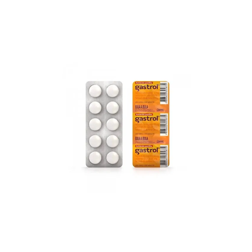 GASTROL COM 10 PASTILHAS