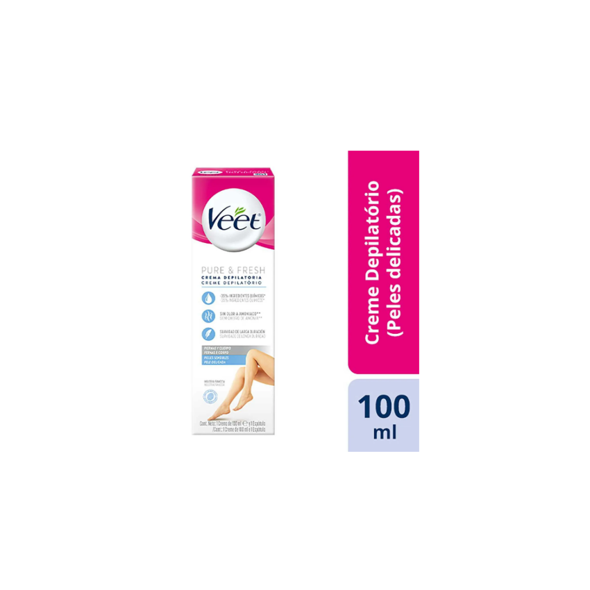DEPIL VEET CREME PELE DELICADA COM 100ML