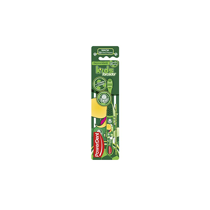 ESCOVA DENTAL INFANTIL POWERDENT TORCEDOR PALMEIRAS UNIDADE