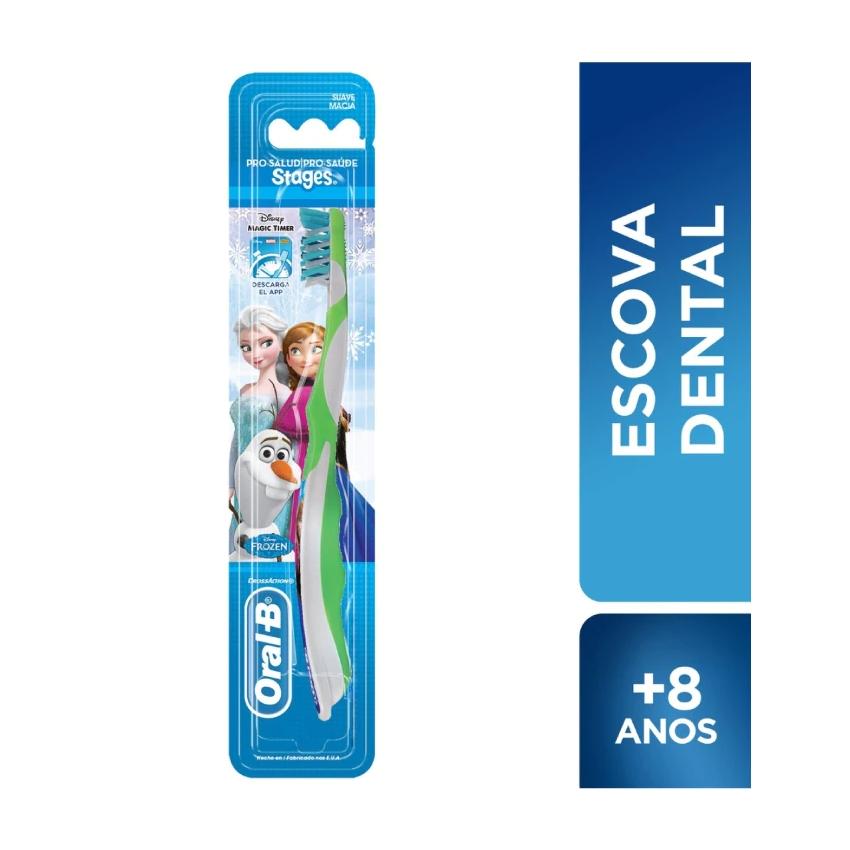 ESCOVA DENTAL INFANTIL ORAL-B STAGES FROZEN UNIDADE