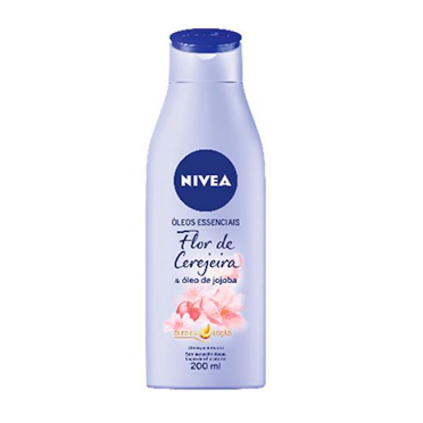 HIDRATANTE NIVEA OLEOS ESSENCIAS FLOR DE CEREJEIRA 200ML