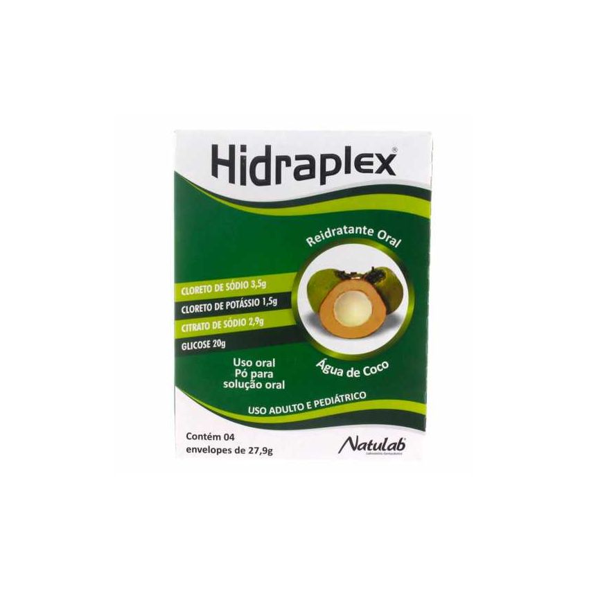 HIDRAPLEX SABOR ÁGUA DE COCO 04 ENVELOPES