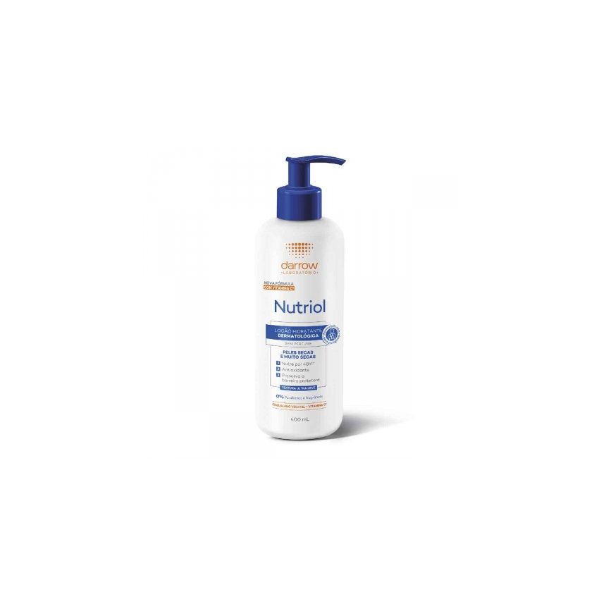 LOCAO HIDRATANTE DARROW NUTRIOL VITAMINA C SEM PERFUME 400ML