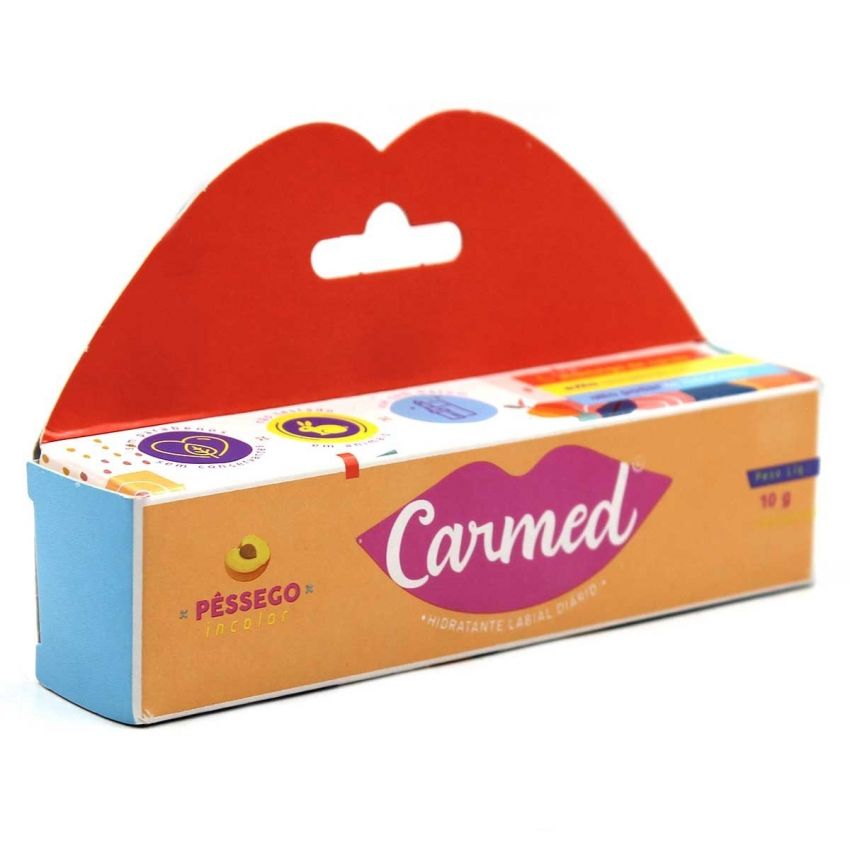 CARMED LABIAL 10G POM SABOR PESSEGO
