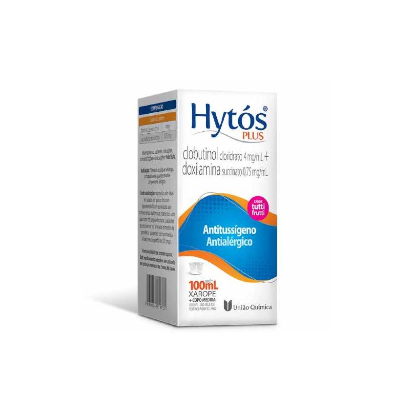 HYTOS PLUS XAROPE 100ML UNIÃO QUIMICA