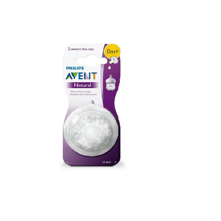 BICO DE MAMADEIRA AVENT PETALA 0+ MESES Nº1 2 UND
