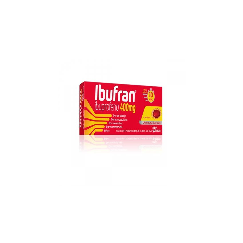 IBUFRAN 400MG COM 8 CAPSULAS GEL 