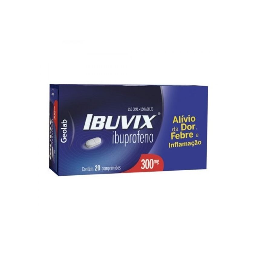 IBUVIX 300MG COM 20 COMPRIMIDOS GEOLAB 