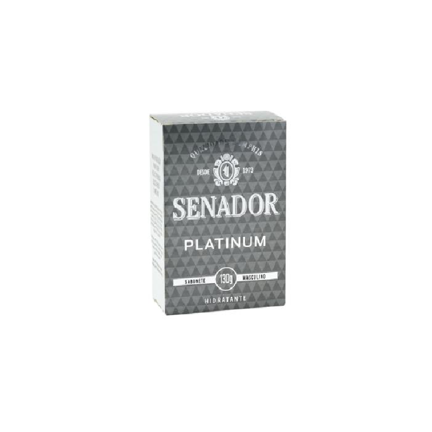 SABONETE EM BARRA SENADOR PLATINUM 130G 