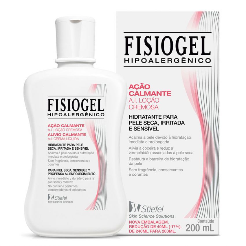 FISIOGEL A.I. AÇÃO CALMANTE LOÇÃO CREMOSA 200ML