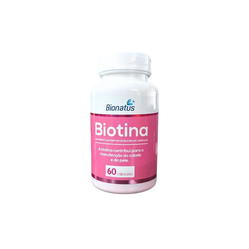 BIOTINA COM 60 CAPSULAS BIONATUS