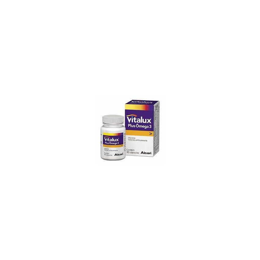 VITALUX PLUS OMEGA 3 COM 30 CAPSULAS 