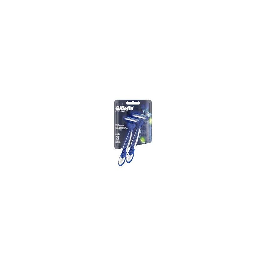 APARELHO GILLETTE CORPO COM 2 UNIDADES