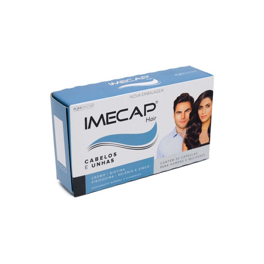 IMECAP HAIR COM 30 CÁPSULAS