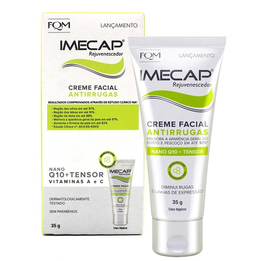 CREME FACIAL ANTIRRUGAS IMECAP 35G