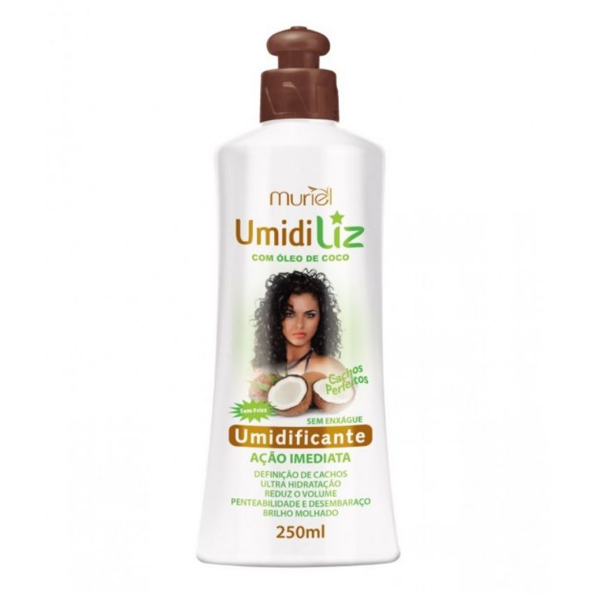 ATIVADOR DE CACHOS UMIDILIZ COM ÓLEO DE COCO 250ML