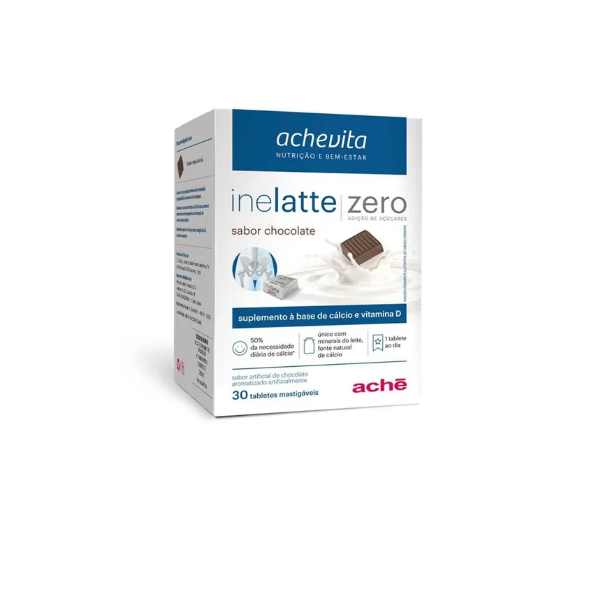 INELATTE ZERO CHOCOLATE 400MG COM 30 TABLETES