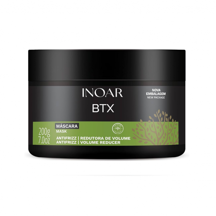 MASCARA REDUTORA DE VOLUME INOAR BTX COM 200 GRAMAS