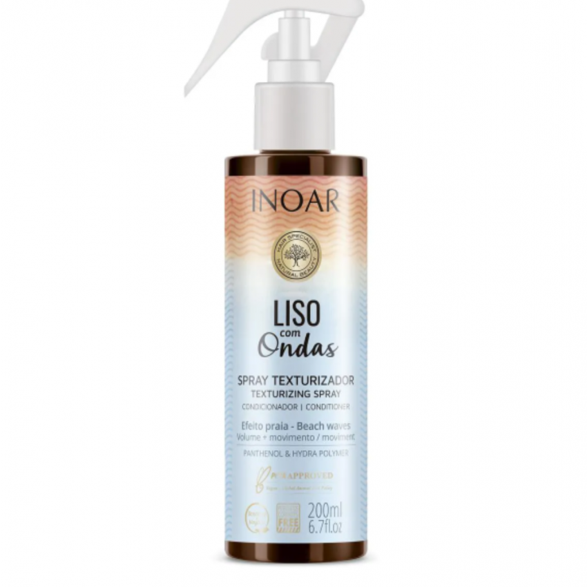 SPRAY TEXTURIZADOR INOAR LISO COM ONDAS COM 200ML