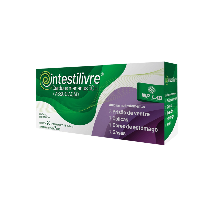 INTESTILIVRE 250MG COM 20 COMPRIMIDOS