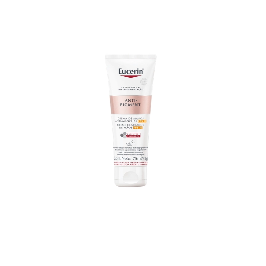 EUCERIN ANTI-PIGMENT CREME CLAREADOR PARA MÃOS FPS30 75ML