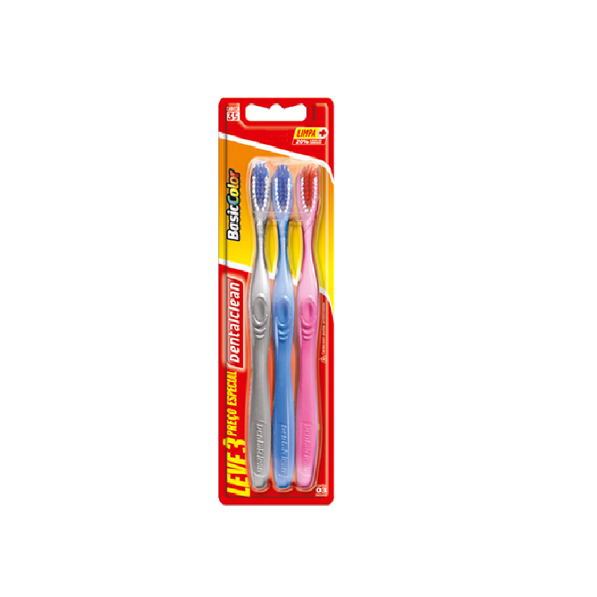 ESCOVA DENTAL DENTALCLEAN BASIC COLOR MACIA LEVE 3 PAGUE 2