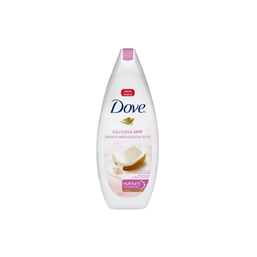 SABONETE LÍQUIDO DOVE LEITE DE COCO 250ML