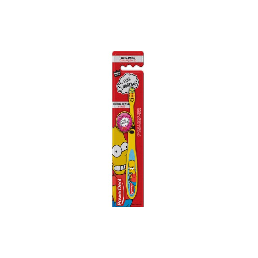 ESCOVA DENTAL INFANTIL POWERDENT SIMPSONS UNIDADE