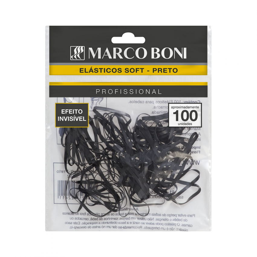 ELÁSTICO SOFT MARCO BONI COM 100 UNIDADES 