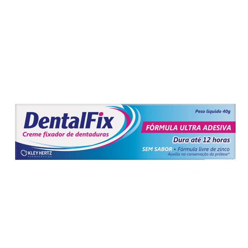 DENTALFIX CREME FIXADOR PARA DENTADURA SEM SABOR 40G