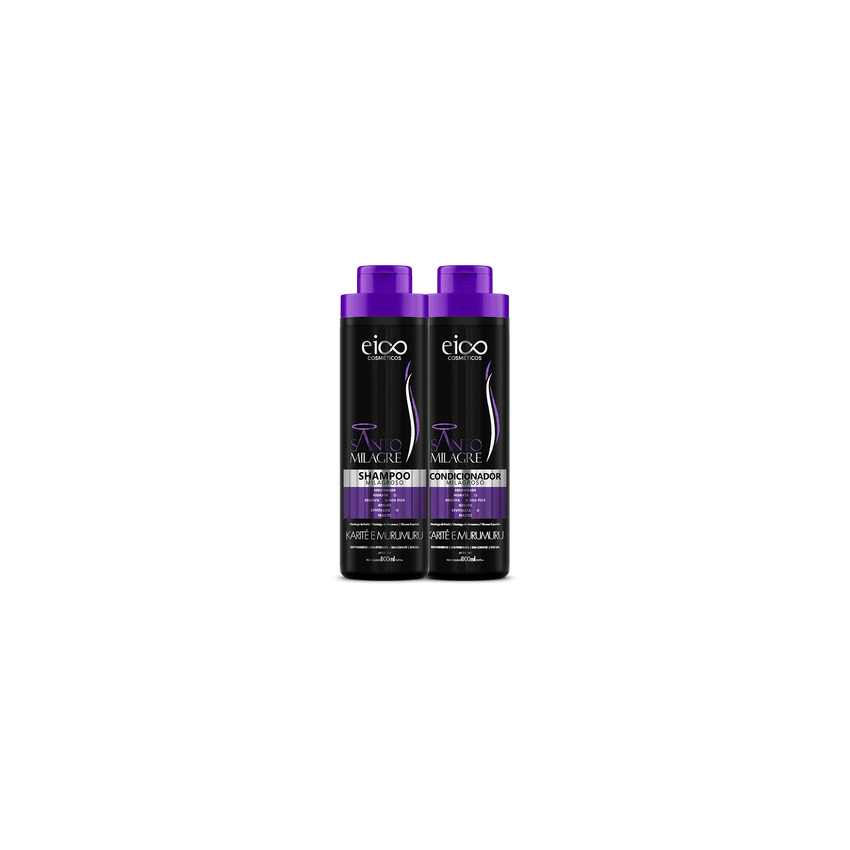 KIT SHAMPOO+CONDICIONADOR EICO SANTO MILAGRE 800ML