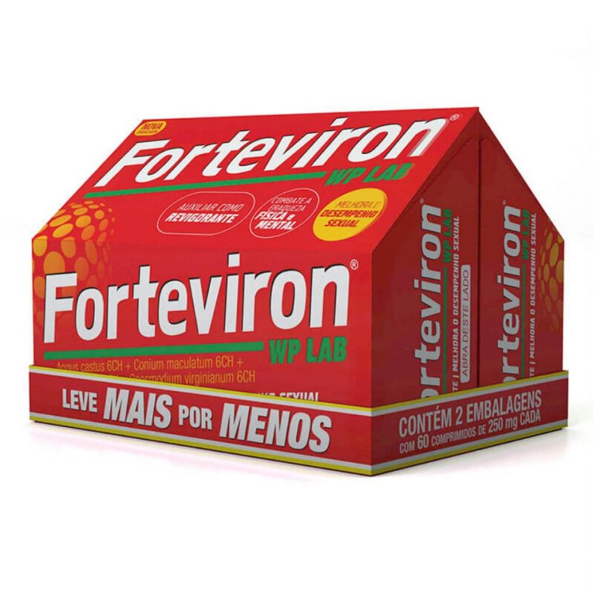 KIT FORTEVIRON 250MG COM 120 COMPRIMIDOS