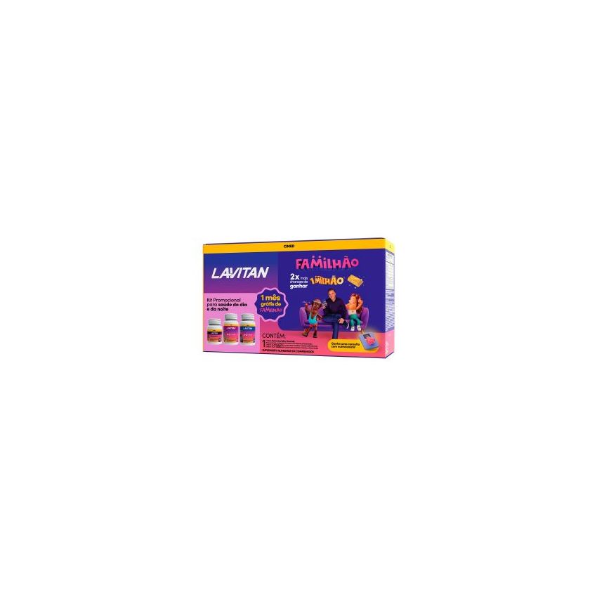 KIT LAVITAN FAMILHAO AZ ORIGINAL+ AZ MULHER + MELATONIA