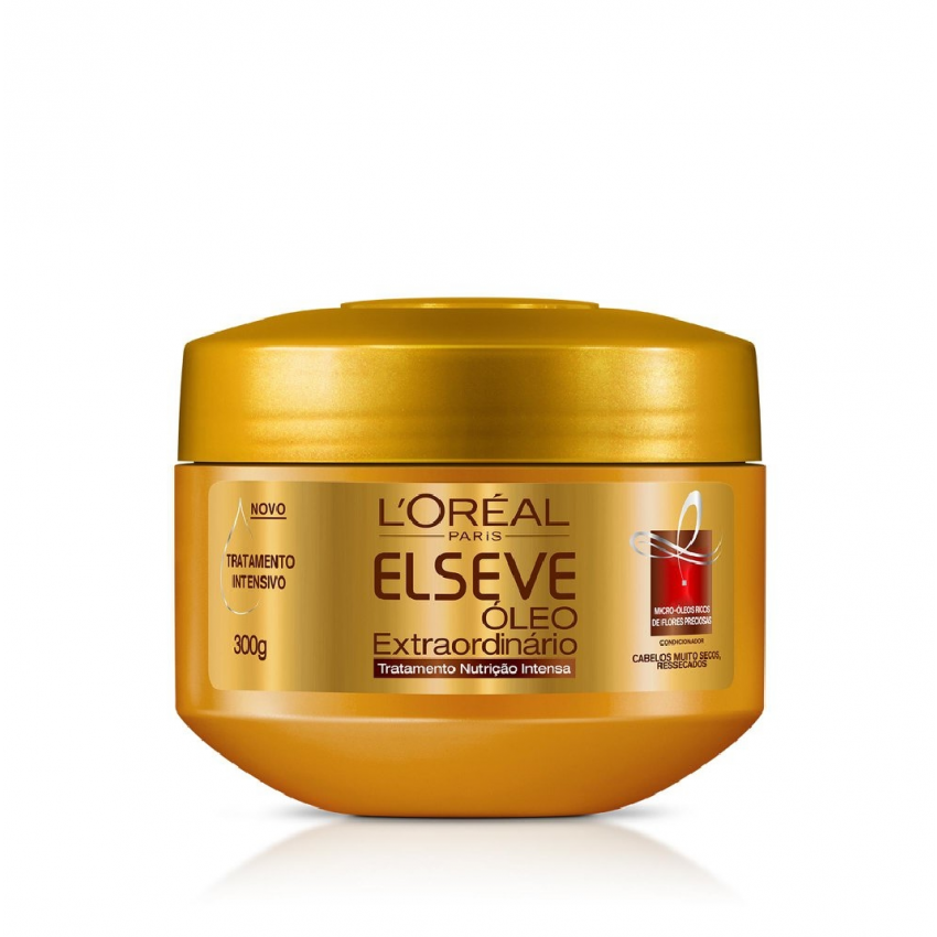 CREME DE TRATAMENTO ELSEVE ÓLEO EXTRAORDINÁRIO 300G 