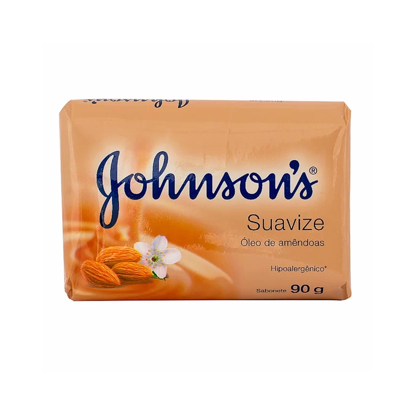 SABONETE EM BARRA JOHNSON´S SUAVIZE ÓLEO DE AMÊNDOAS 90G