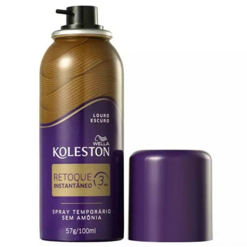 TINTURA KOLESTON RETOQUE SPRAY LOURO ESCURO 100ML