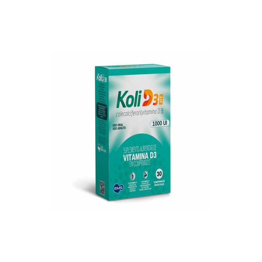 KOLI D3 1000UI COM 30 COMPRIMIDOS
