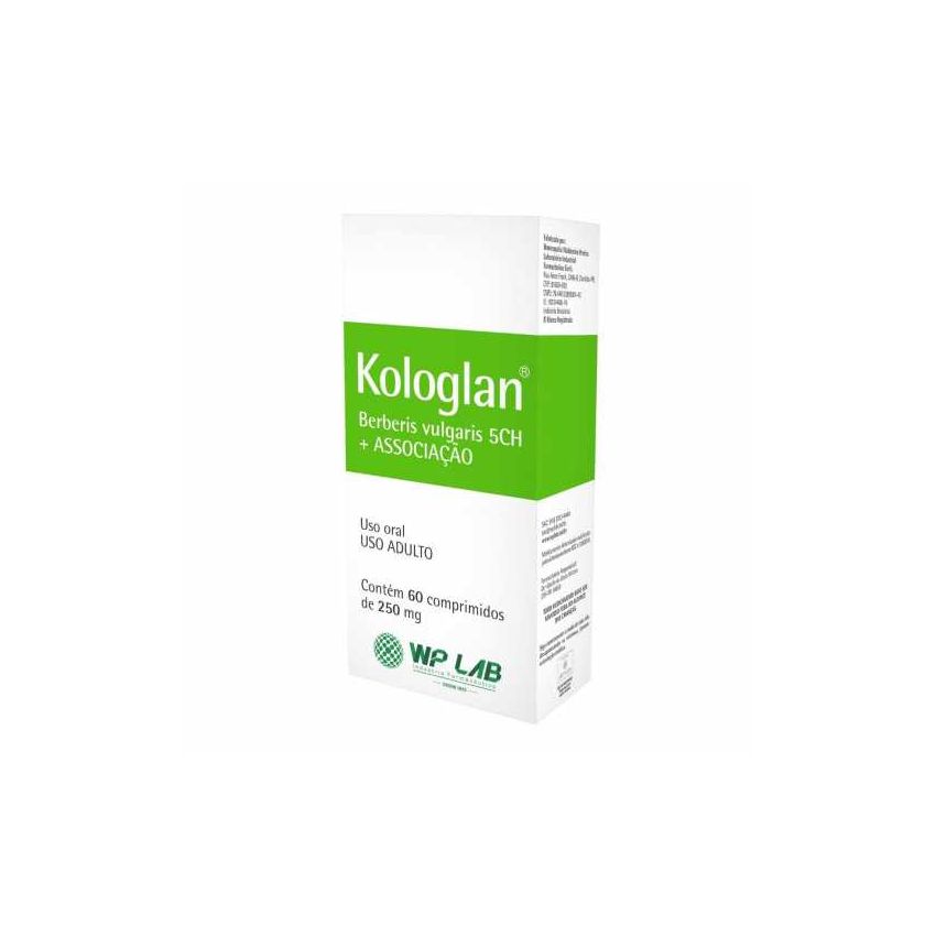 KOLOGLAN 250MG COM 60 COMPRIMIDOS