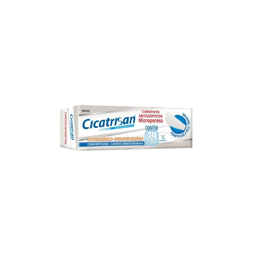 CURATIVO CICATRISAN MICROPOROS COM 10 UNIDADES