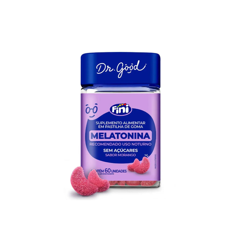 MELATONINA DR GOOD MORANGO 60 GOMAS