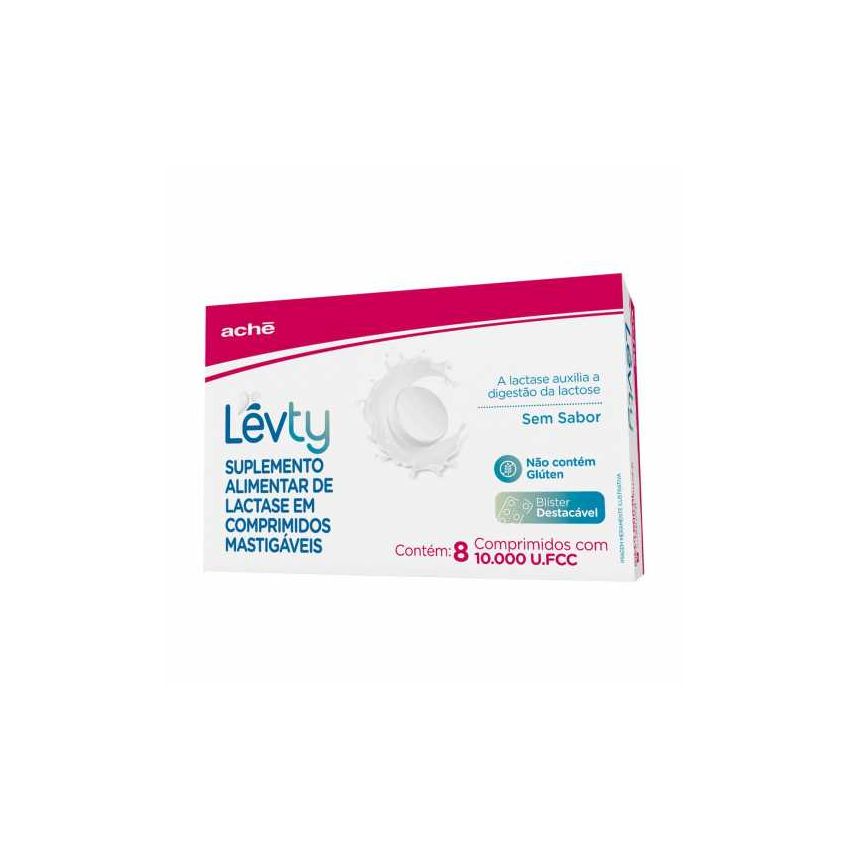 LEVTY 10.000U.FCC SEM SABOR COM 8 COMPRIMIDOS-ACHE-